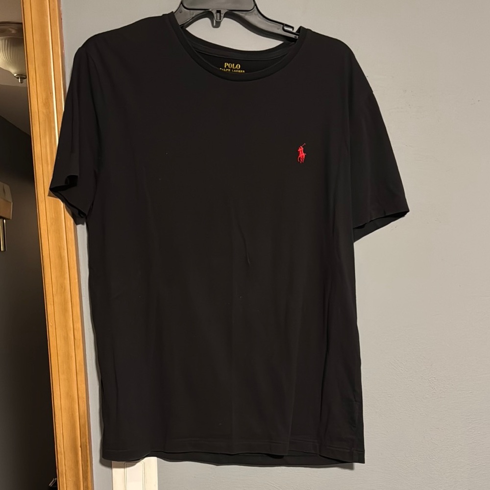 Ralph Lauren Polo black crew neck tee.